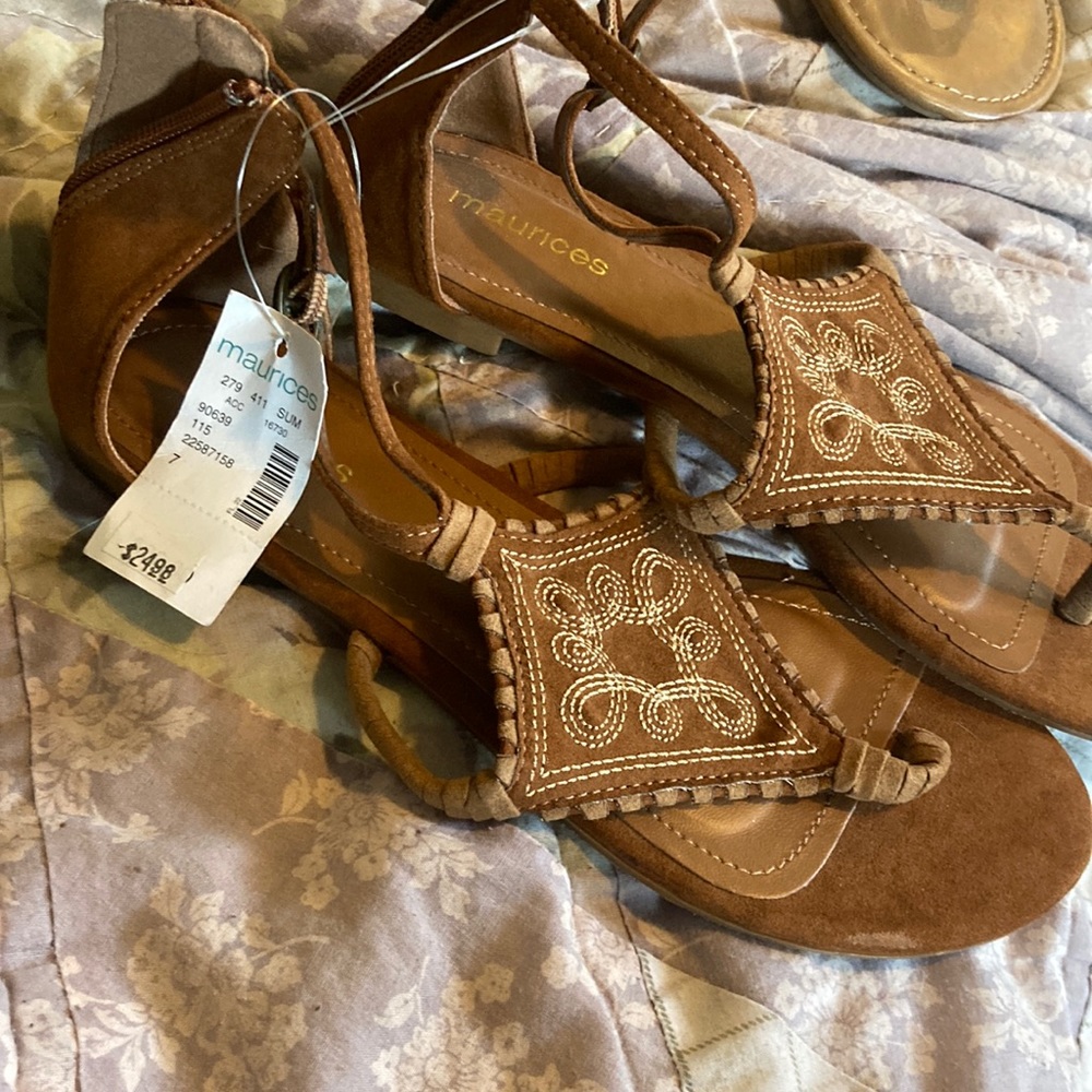 Brown sandals